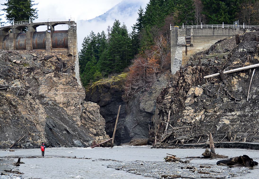 Elwha Clines dam busted
