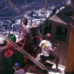 Me working to learn how to restore the seas 2002, under sail in the Pacific