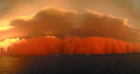Red Australian Skies Produce Vast Ocean Abundance