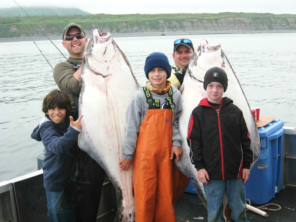 Small boys catch giant halibut, this time the fish lost