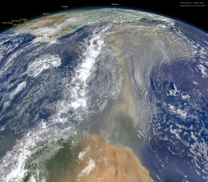 Millions Of Tonnes Of African Dust Crosses The Atlantic 24 June 2014