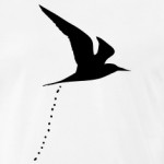 Bird-Shit-fecal-funny-seagull-gull-1c-T-Shirts