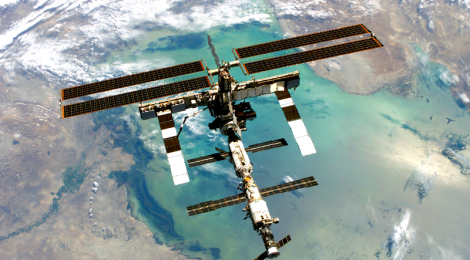 space station with plankton