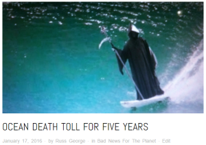ocean death toll 