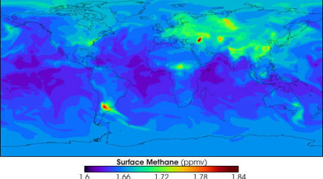 global methane map