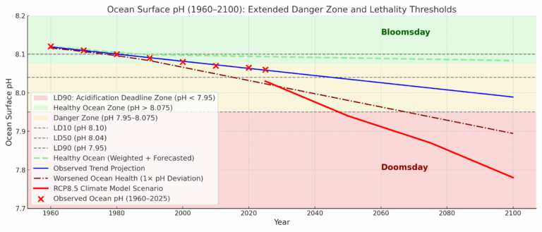 Ocean Bloomsday vs Doomsday chart